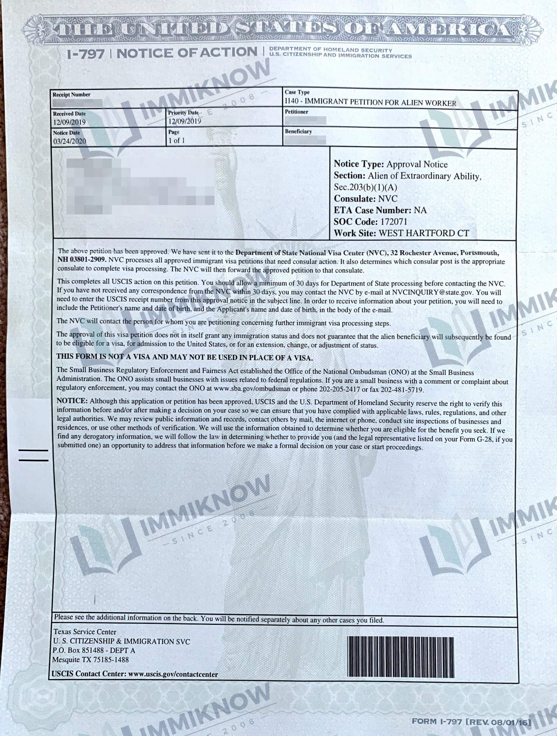 Approval Letter - Mr. W